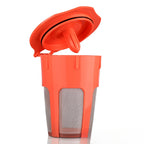 Americano Large Orange Keurig 2.0 Filler Coffee Filter Replacement Reusable K Cup