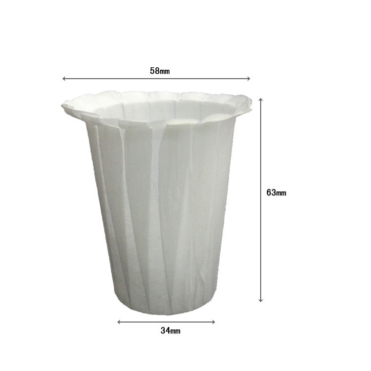 Keurig Coffee Filter Paper, Filter Paper Cup Disposable White Bulk K-cup Food Grade Cup Shape
