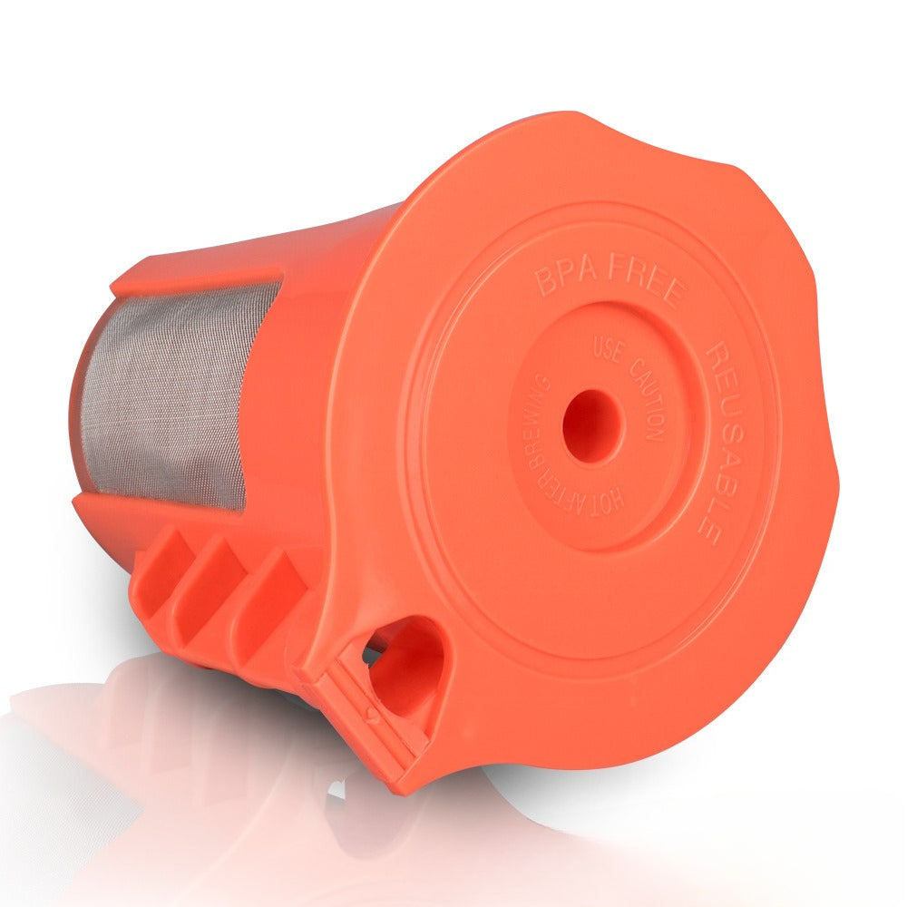 Americano Large Orange Keurig 2.0 Filler Coffee Filter Replacement Reusable K Cup