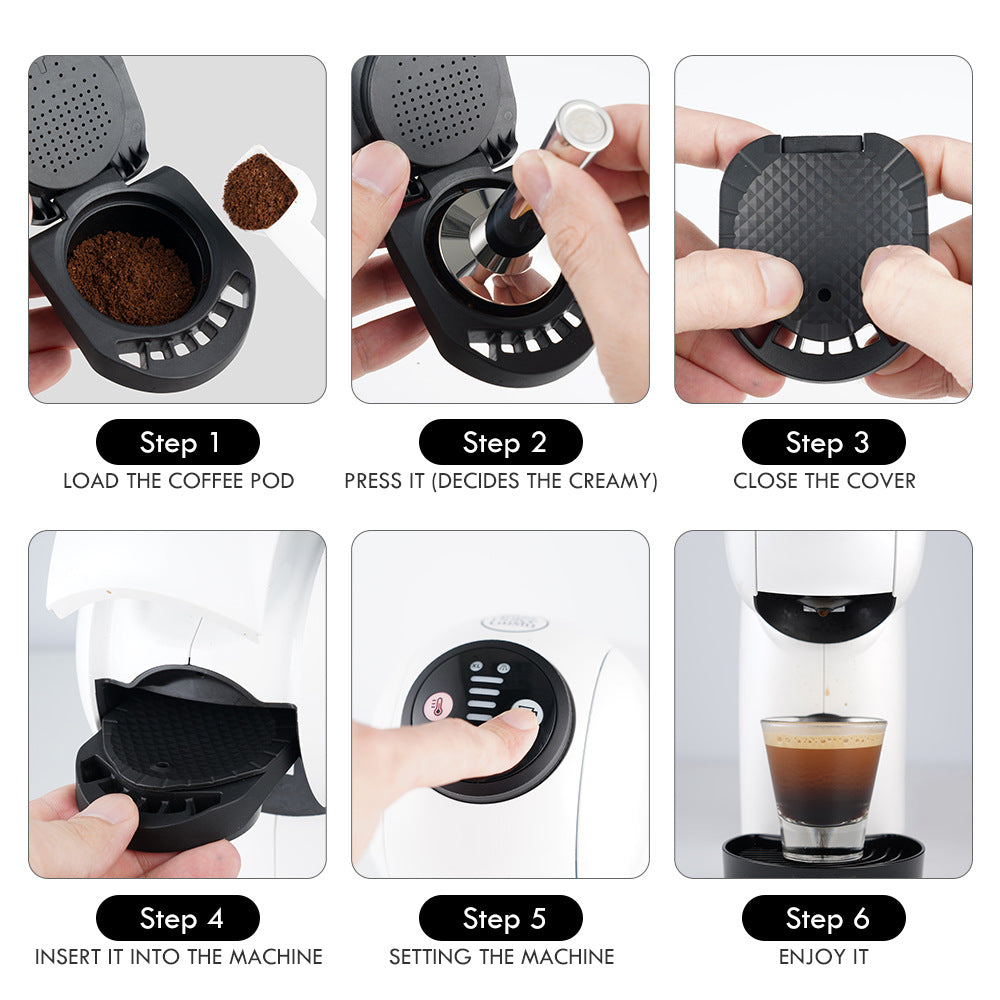 Compatible with Reusable Coffee Capsule Conversion Tray, Dolce Gusto Plus Powder Capsule Tray