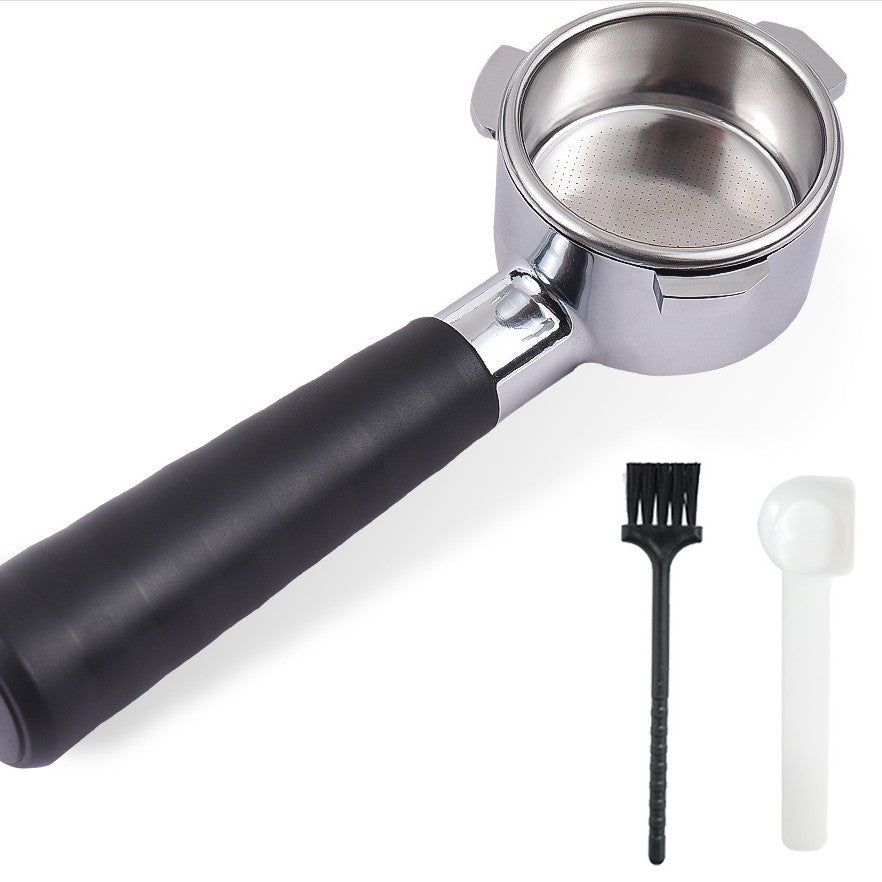 Delong Italian Coffee Machine Modified Bottomless Handle 51mm Stainless Steel Two-ear Erjiao Delong Handle Filter Accessories