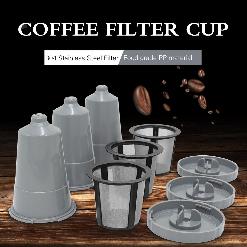 3 PCS Compatible with Keurig Reusable Coffee Capsules Reusable K Cup Filled Coffee Filter