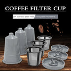 3 PCS Compatible with Keurig Reusable Coffee Capsules Reusable K Cup Filled Coffee Filter