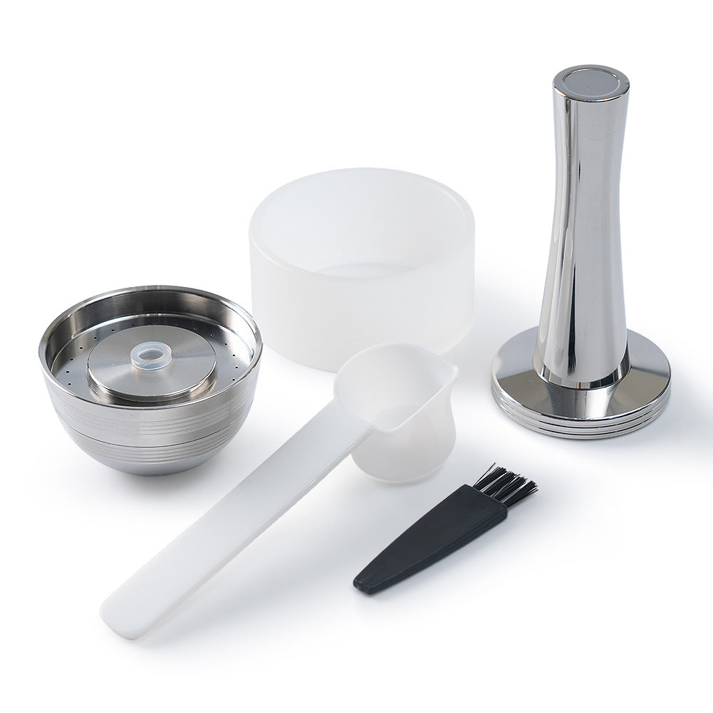 Compatible with Vertuo Next Reusable Filled Coffee Filter 80/150/230ml Coffee Capsule Shell