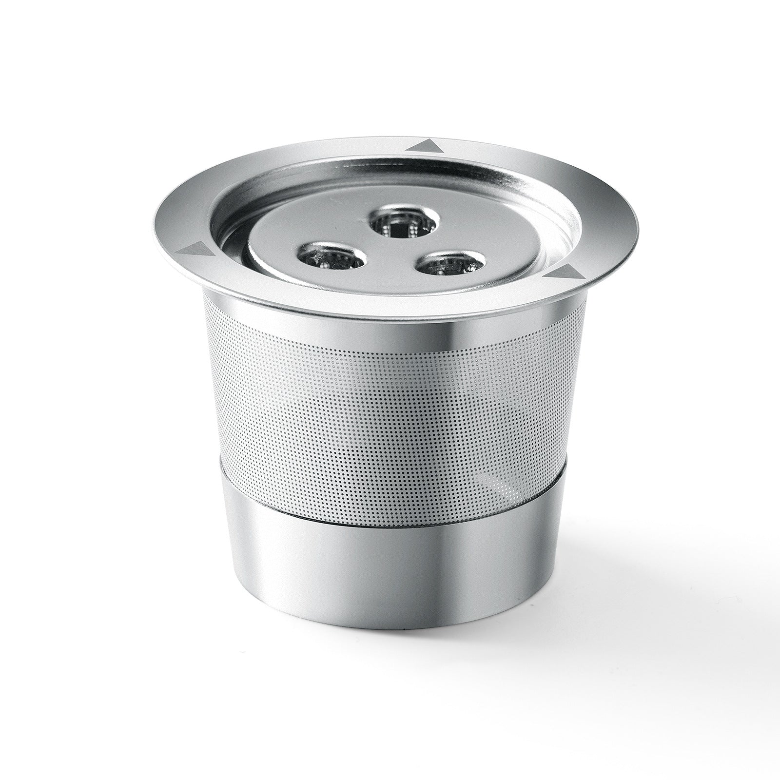 New Hot-selling Stainless Steel Three-hole K Cup Ninja Coffee Machine Special Coffee Capsule Shell Filled Filter Cup