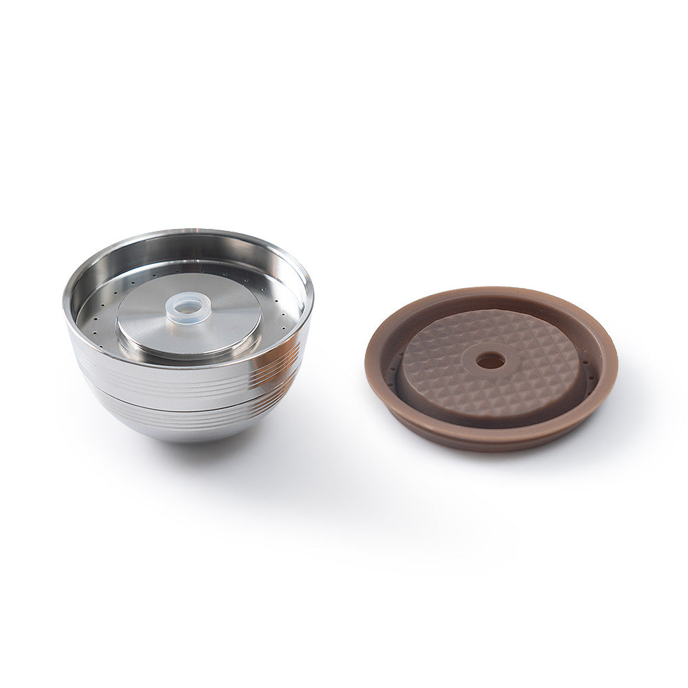 Compatible with Vertuo Next Reusable Filled Coffee Filter 80/150/230ml Coffee Capsule Shell