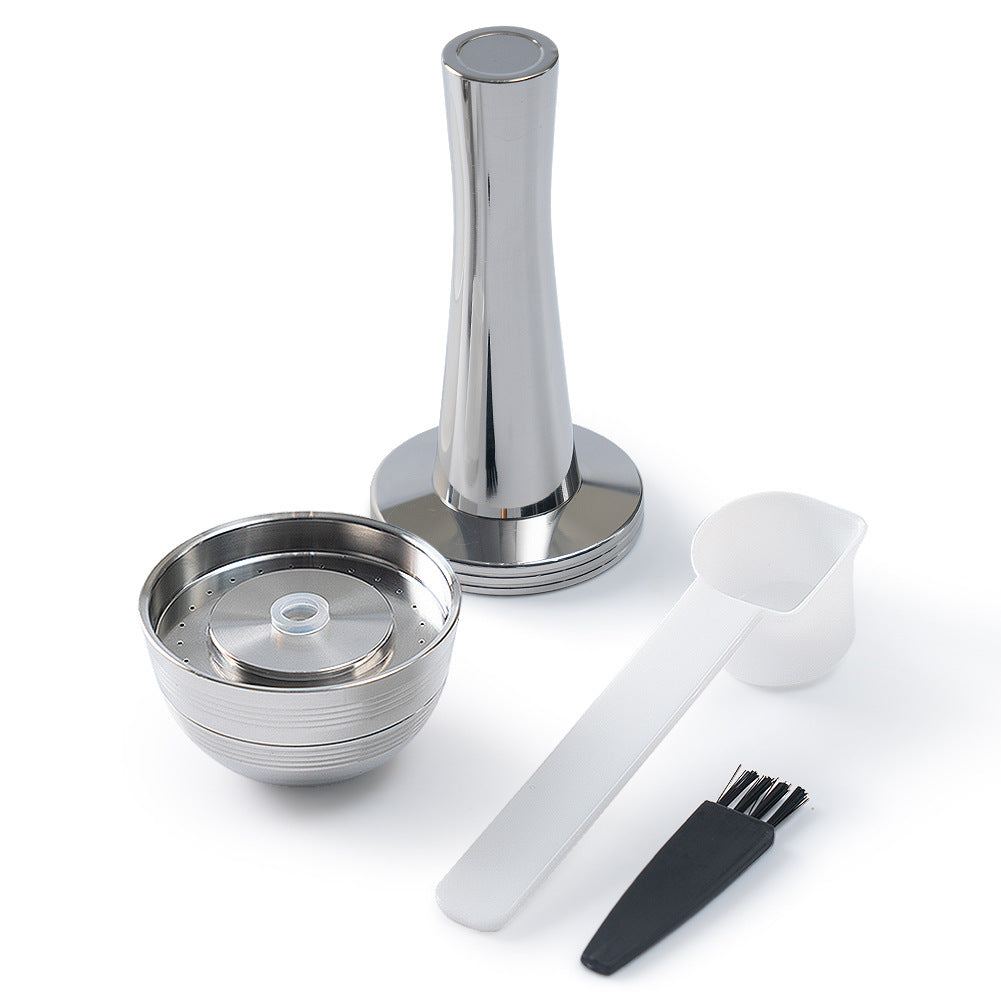 Compatible with Vertuo Next Reusable Filled Coffee Filter 80/150/230ml Coffee Capsule Shell