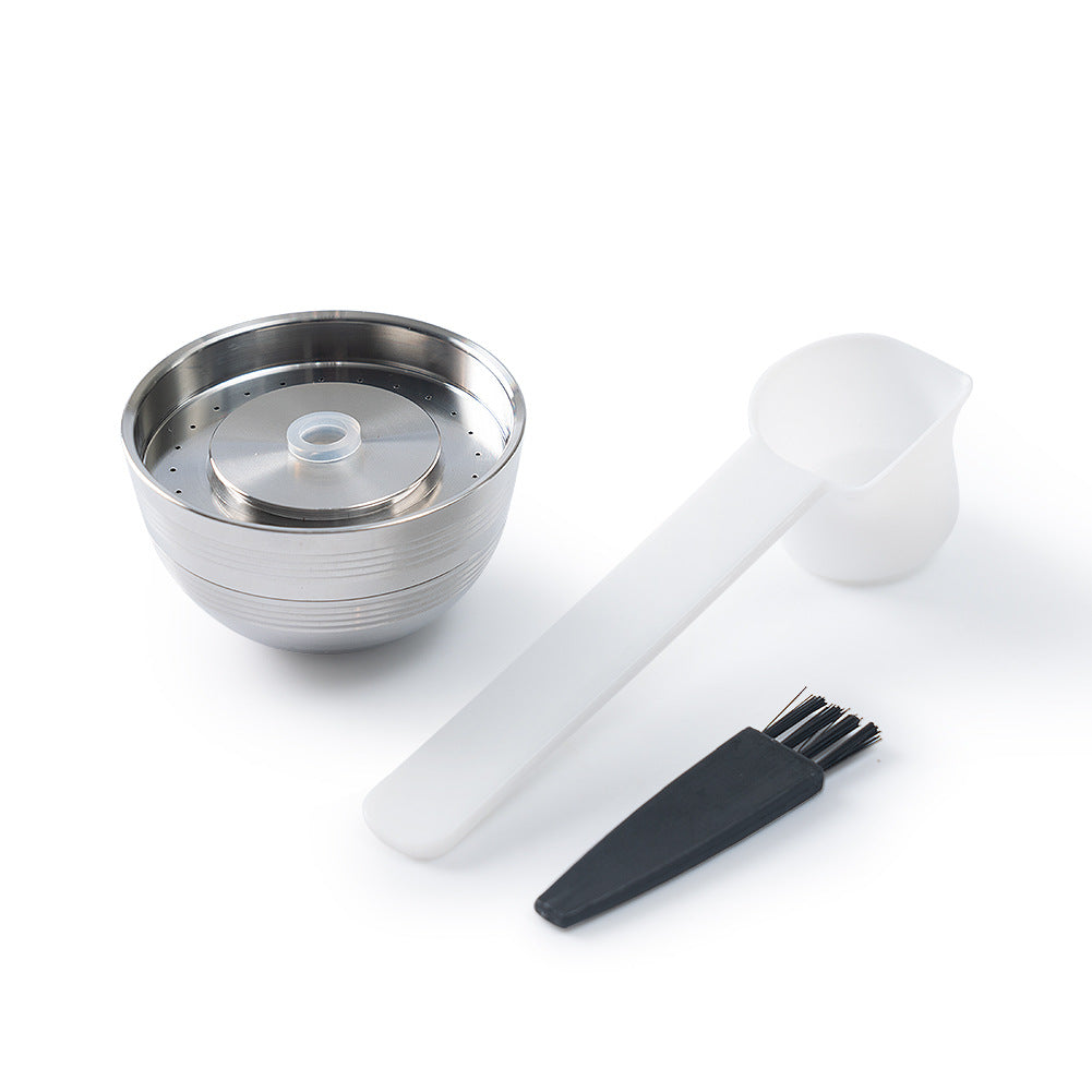 Compatible with Vertuo Next Reusable Filled Coffee Filter 80/150/230ml Coffee Capsule Shell