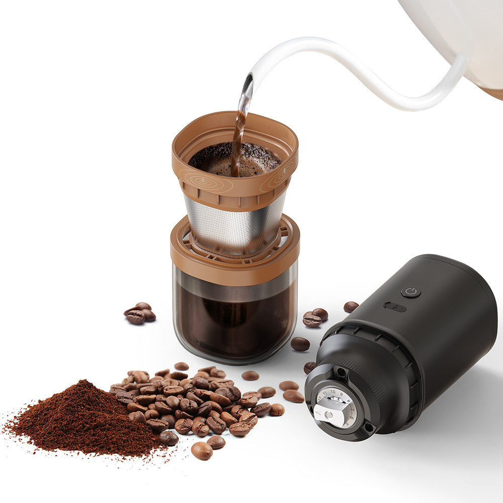 Factory Custom Portable Household Small Rechargeable Coffee Grinder 420 Grinding Core Automatic Electric Bean Grinder