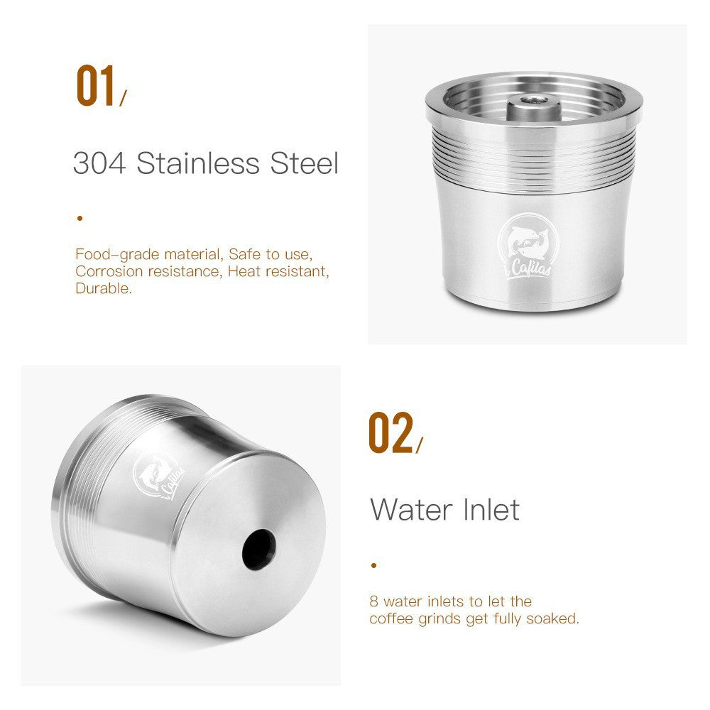 Compatible Models Illy Coffee Capsule Shell Repeated Cycle Italian Filter 304 Stainless Steel Concentrated Shell Y5y9