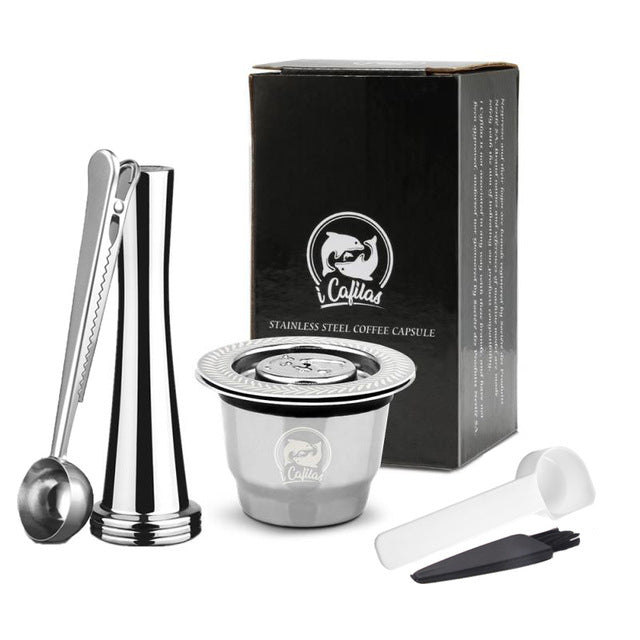 European and American Cross-Border Nespresso Capsule Filter Reusable Coffee Capsule Shell