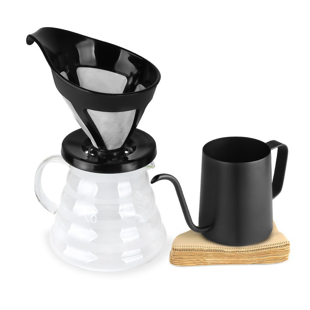 Hand Brewing Coffee Pot Set Coffee Filter Cup Slim Mouth Filter Pot Hand Brewing Cup Sharing Pot Holiday Gift