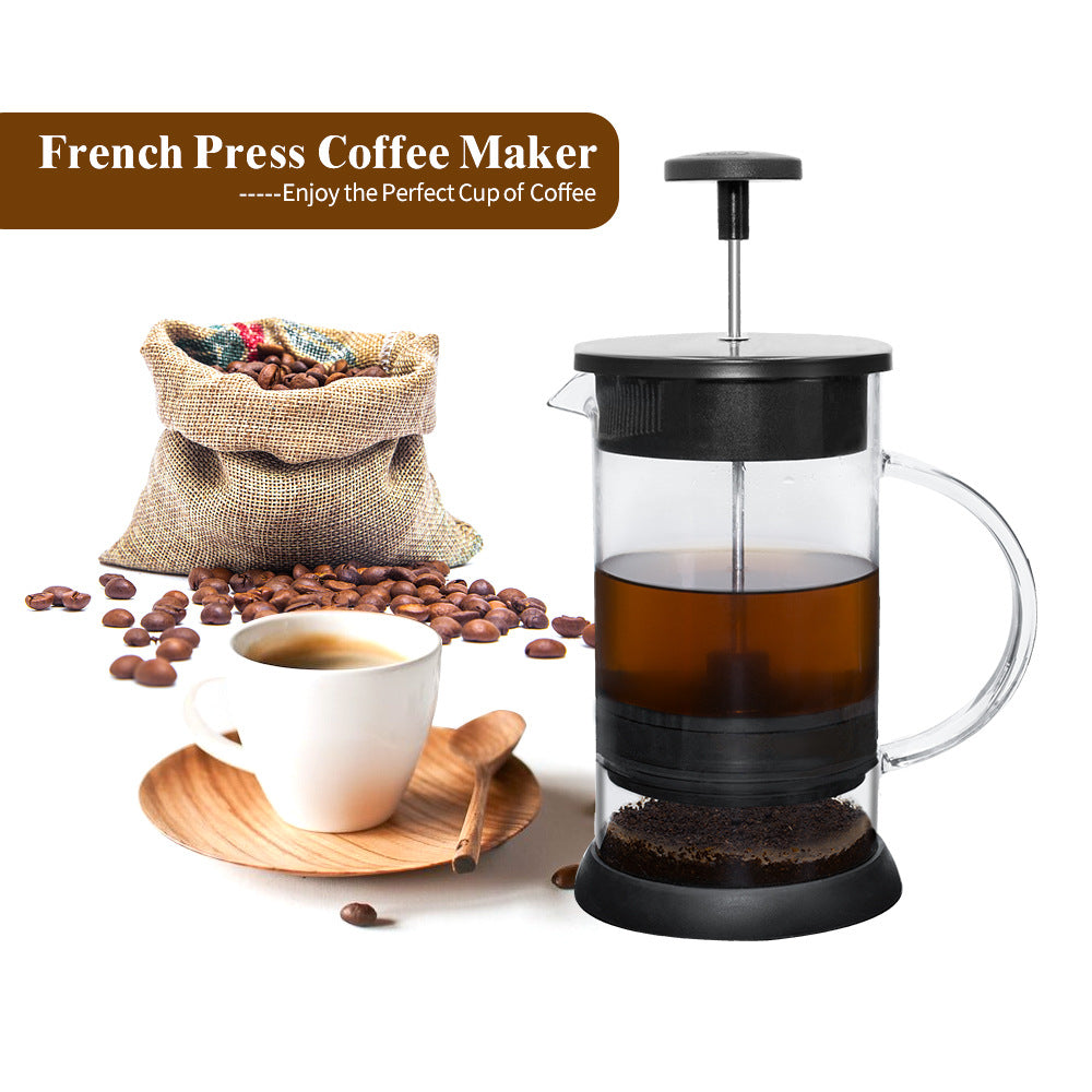 Modern Simple Method Press Pot Coffee Pot Filter Press Teapot Filter Cup Hand Brew Pu'er Tea Glass Brew Teapot