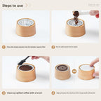 Big Nestle Reusable Vertuo Capsule Body 100Pcs Aluminum Foil Sealed Lid with Beech Powder Filler