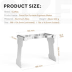 Accessories Coffee Machine Holder Outdoor Household Small Mini Capsule Coffee Machine Travel Car Heating Extraction Holder