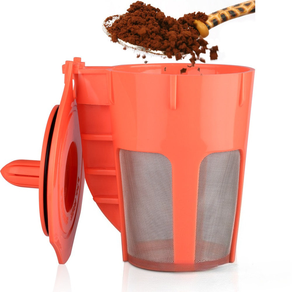 Americano Large Orange Keurig 2.0 Filler Coffee Filter Replacement Reusable K Cup