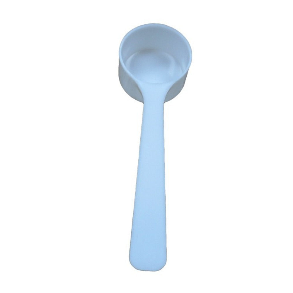 8Ml Milk Powder Spoon Plastic Spoon Coffee Spoon Tableware Flat Bottom Small White Spoon Household Meal Spoon White